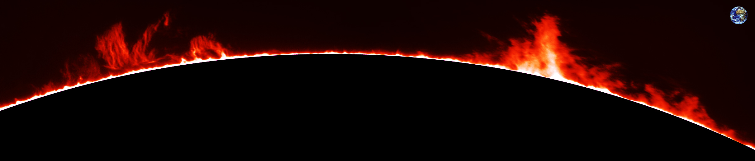 Protubérance solaire en Hα le 02/07/11 à la TOA 130 + PST & barlow 3 x