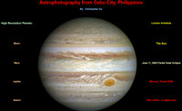 Lien vers le site Cebu Astronomy
