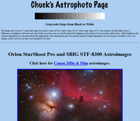 Liens vers le site Chuck's Astrophoto